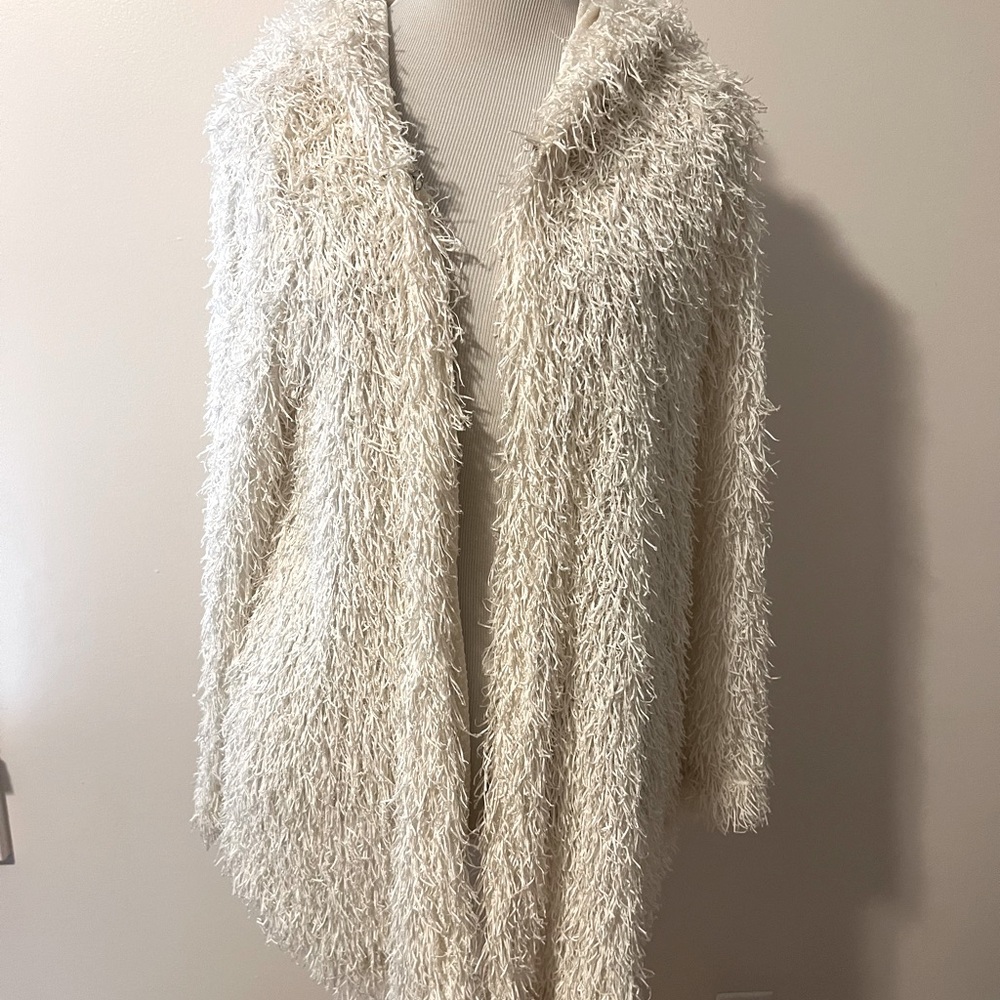 Karma For a Cure Jet Set Fringe Wrap Jacket